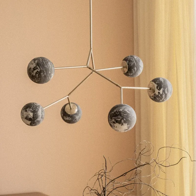 Orange Tree Noir Smoked Ceiling Lamp media 2