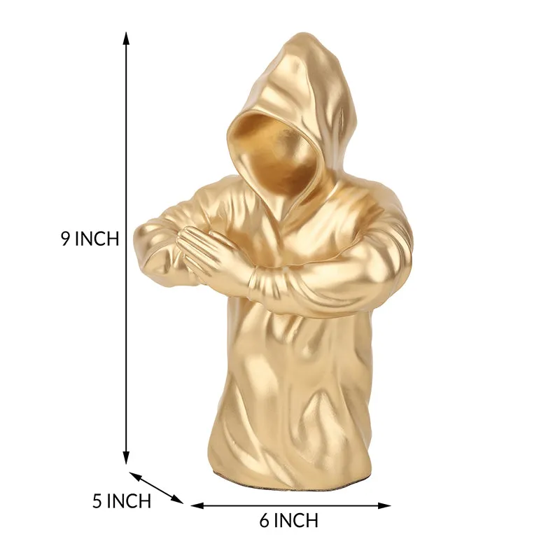 Hooded Ronin Showpiece - Gold media 6