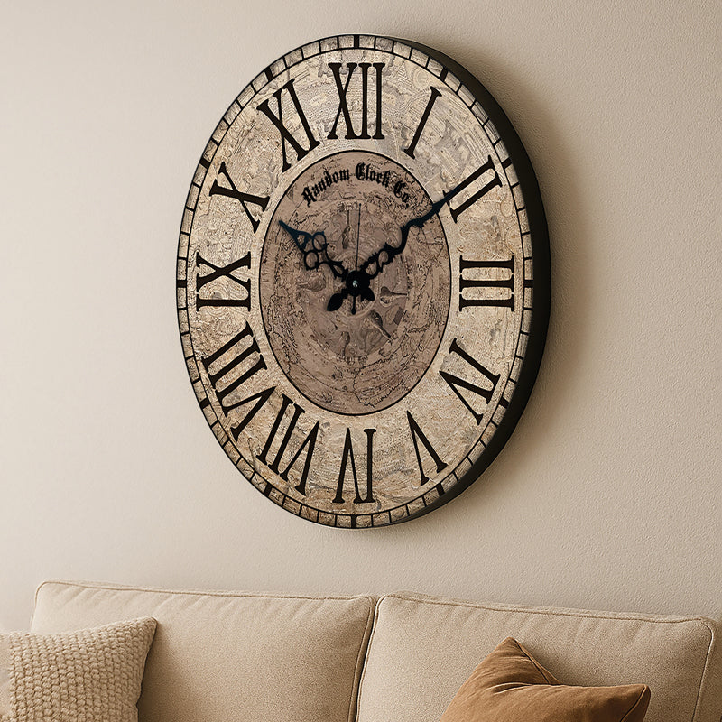 Forenza Wood Analog Wall Clock media 4