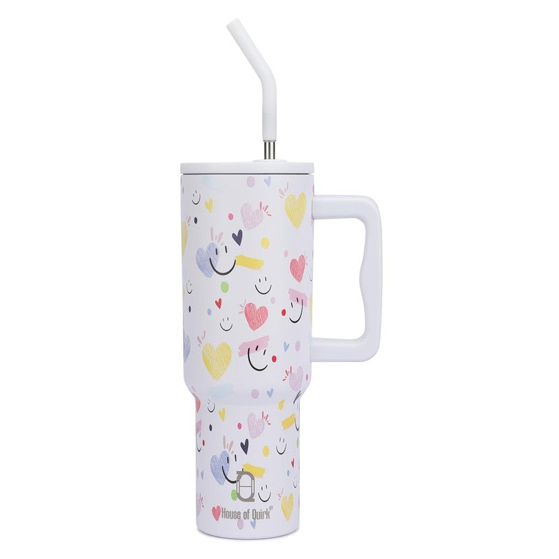 Belle Heart Stainless Steel Tumbler - 1200 ML media 8