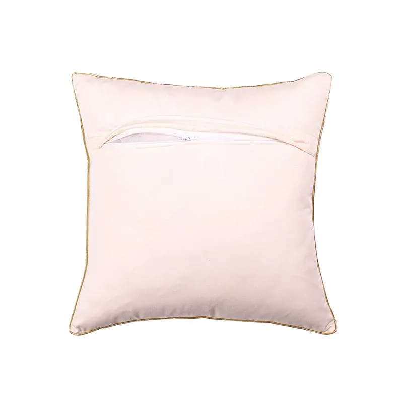 Bageecha Blooms Cushion Cover (Blue) - Set Of Two media 4