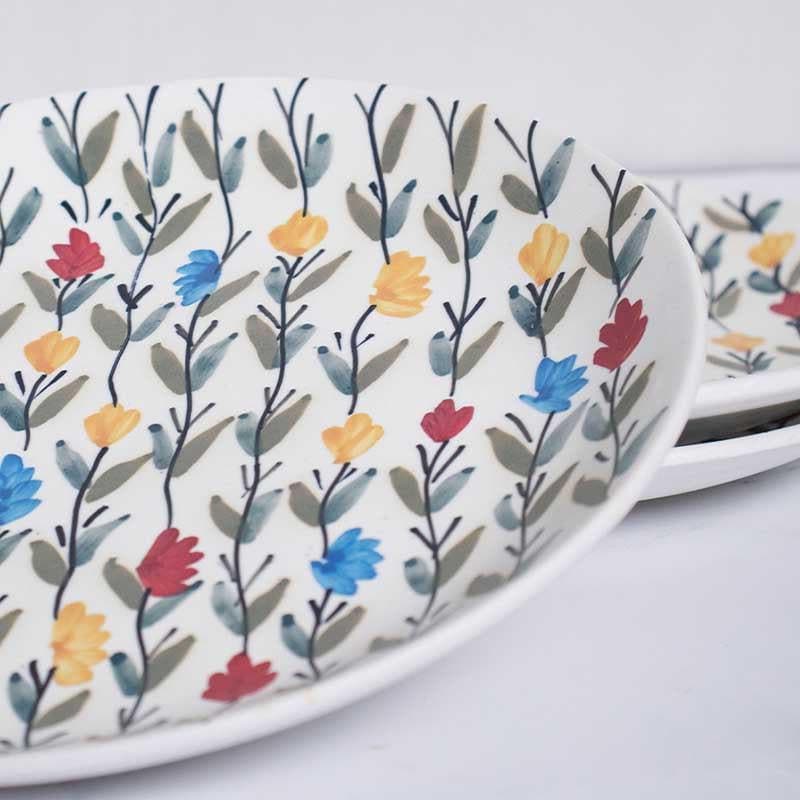 Whimsy Wildflower Dinner Plate - Set Of Two media 4