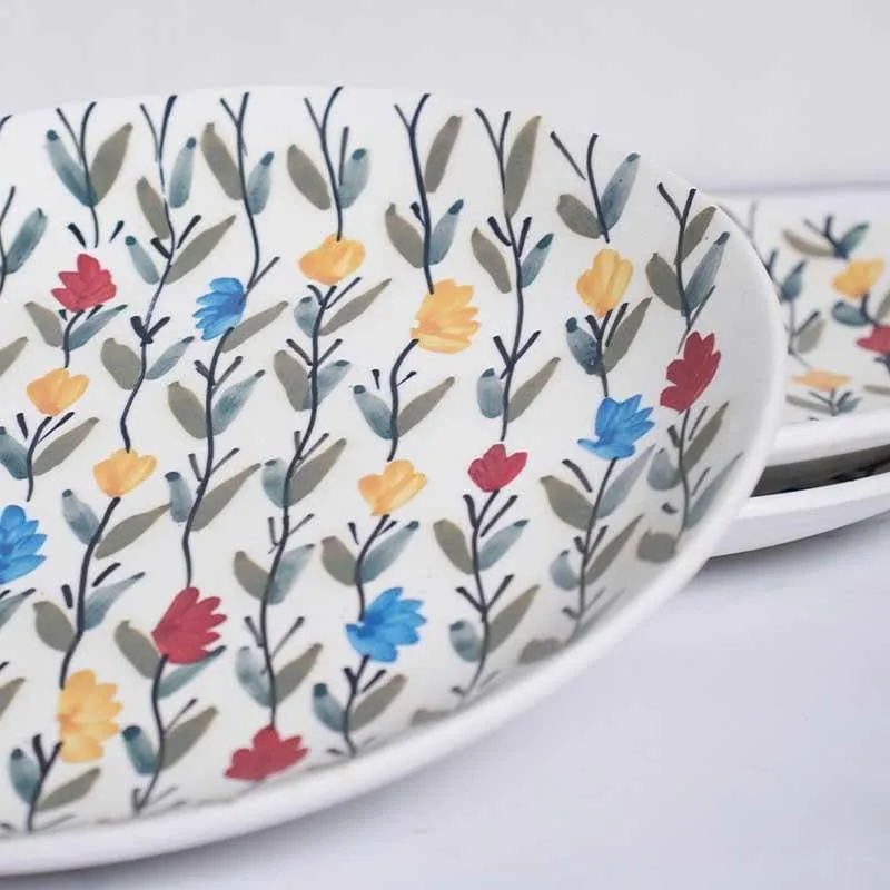 Whimsy Wildflower Dinner Plate - Set Of Two media 4