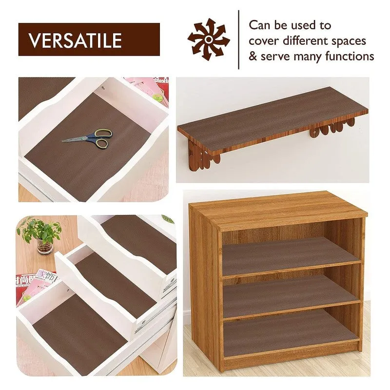 Laxis GripGuard Shelf Liner Mat - Brown media 5
