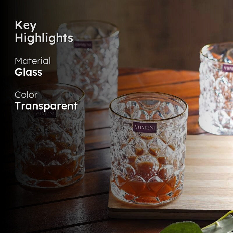 Bops Old Fashioned Glasses (300 ml ) - Set Of Four media 2