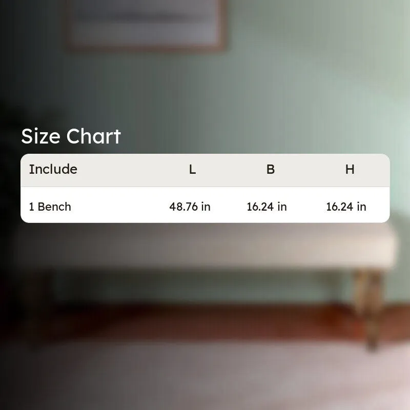 Alvyn Sheesham Wooden Bench - Beige media 12