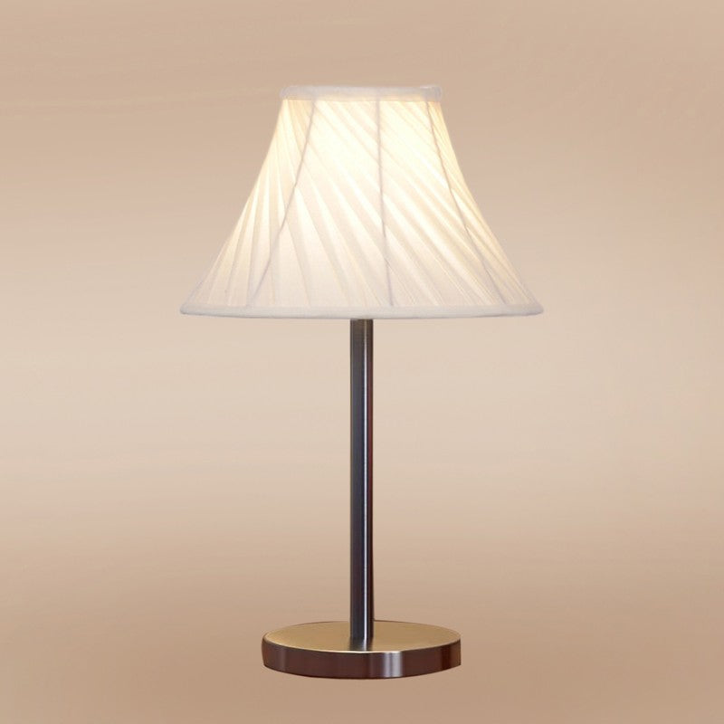 Noctra Glow Pleatra metal Table Lamp - OffWhite media 6