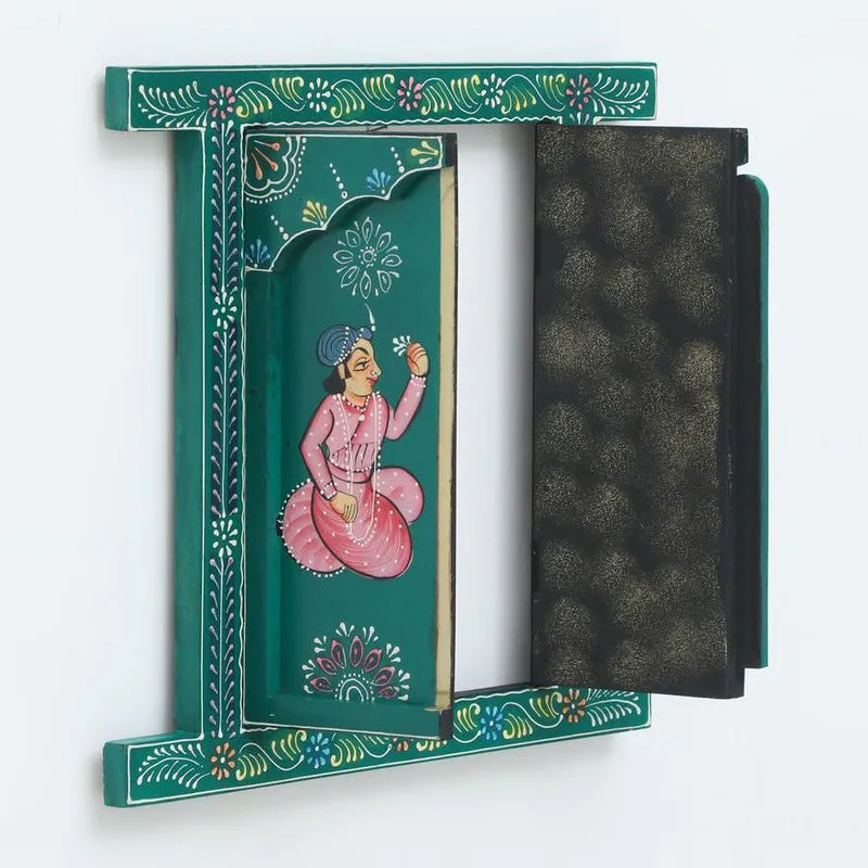 Raja Rani Jharokha Wooden Wall Accents media 4