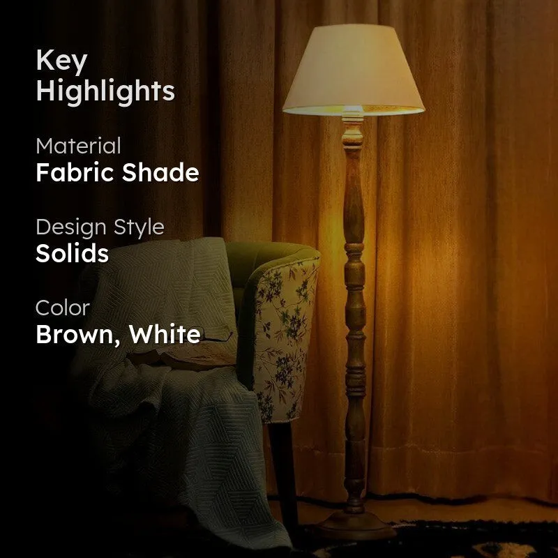 White Taper Norfolk Floor Lamp media 2