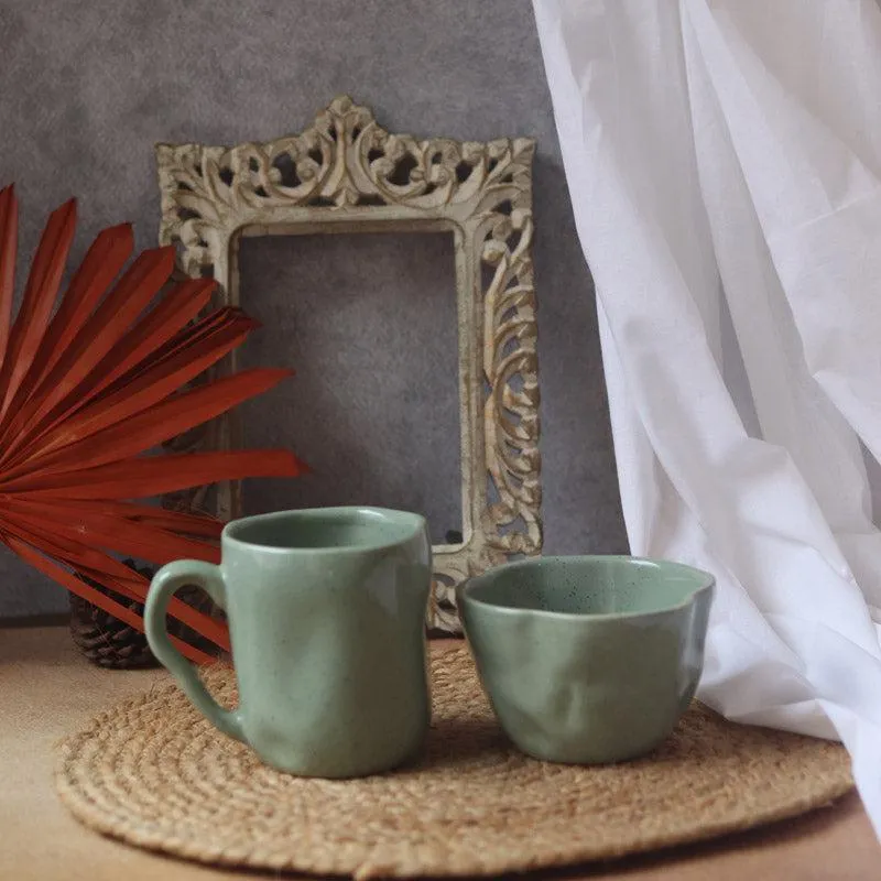 Handa Ceramic Coffee Mug - Two Piece Set media 1