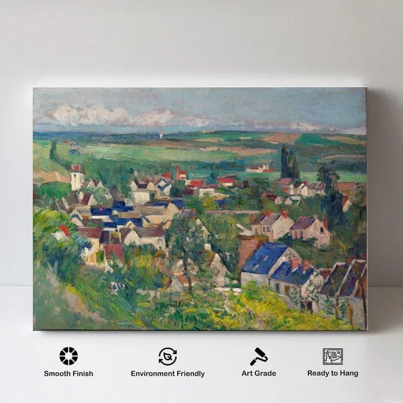 The Village Canvas Wall Painting - Gallery Wrap media 4
