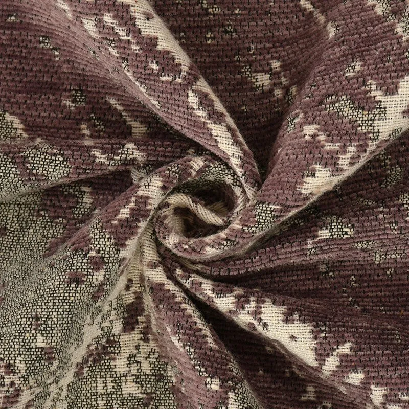 Velura Geometric Cotton Throws - Purple media 5
