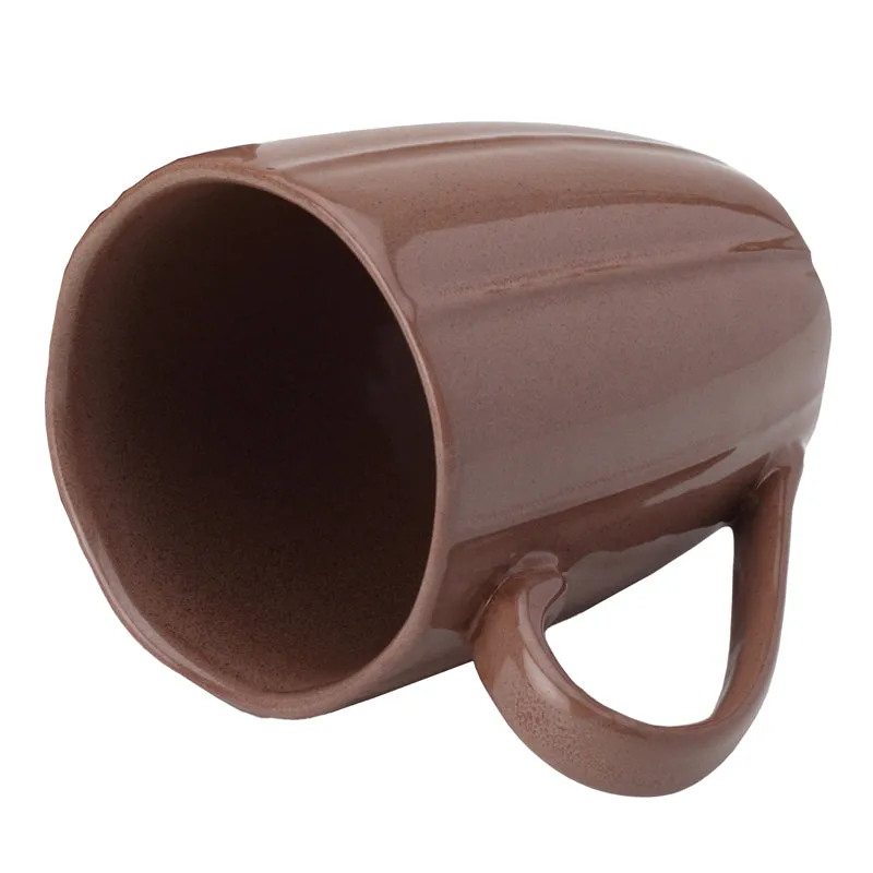 Ciro Porcelain Coffee Mug (300 mL) - Pastel Brown media 7