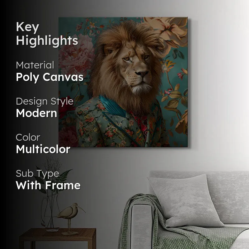 Royal Lion Wall Painting media 2