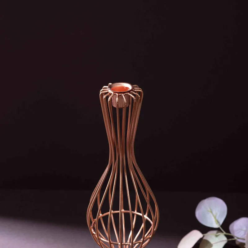 Twist Taper Candle Holder - Copper media 4