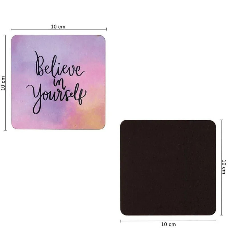 Believe In Yourself Coaster - Set Of Four media 4