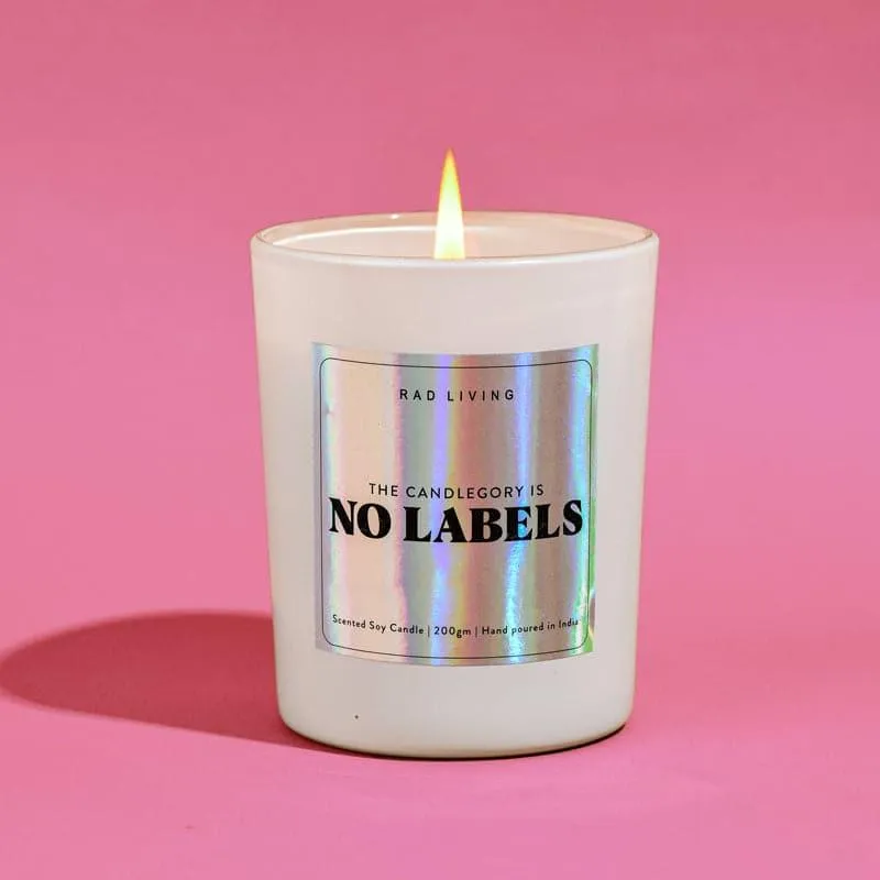No Labels Scented Candle media 7