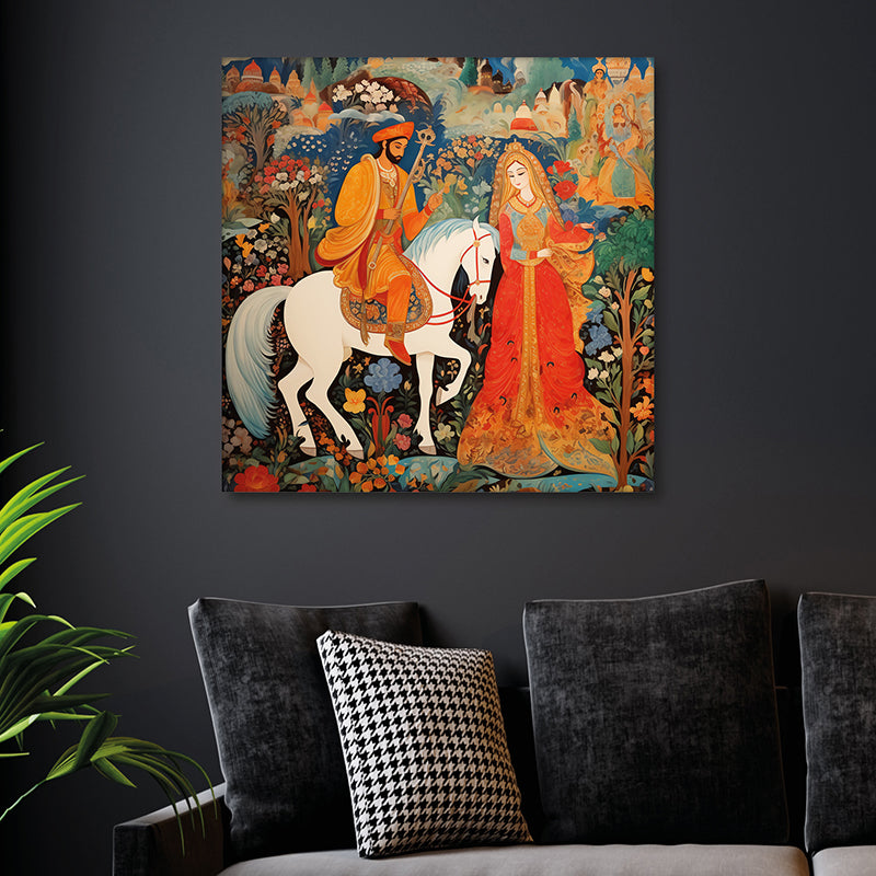 Warrior & Grace Canvas Wall Art