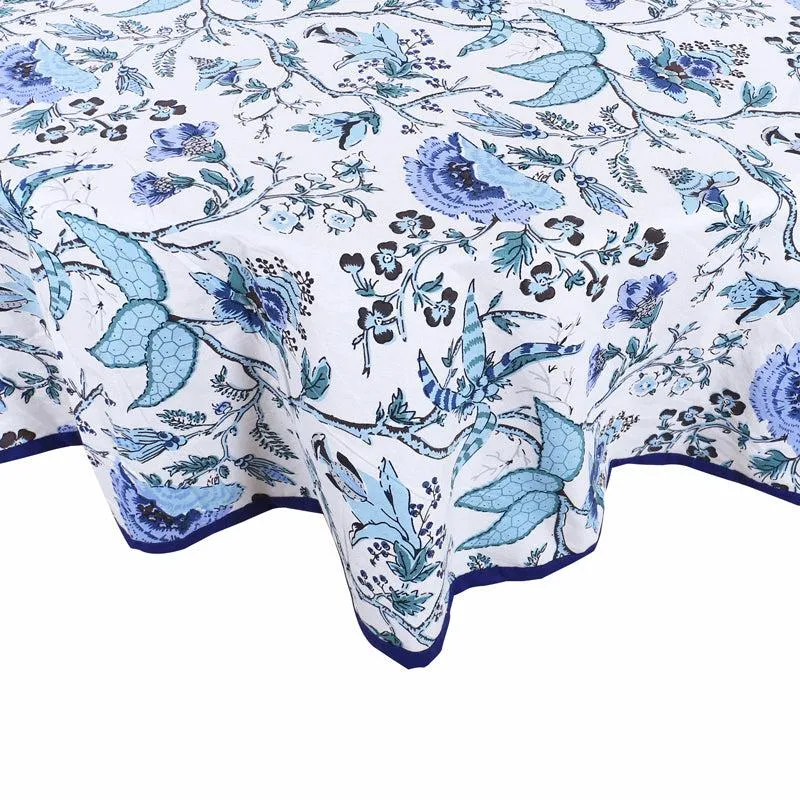 Muhina Table Cover (Blue) - Four Seater media 3