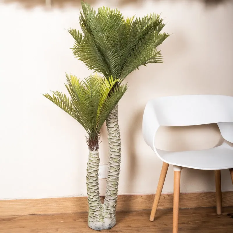 AarviDecor Compact Green PVC Artificial Plants media 4