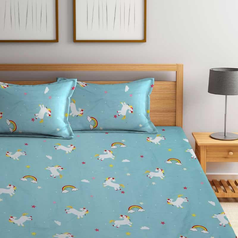 Rainbow Cranival Microfiber Bedsheet - 300 GSM media 4