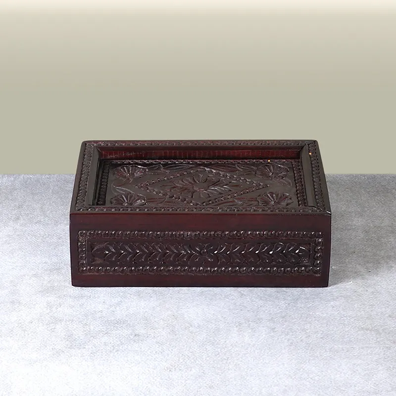 Layra Mango Wood Masala Box media 4