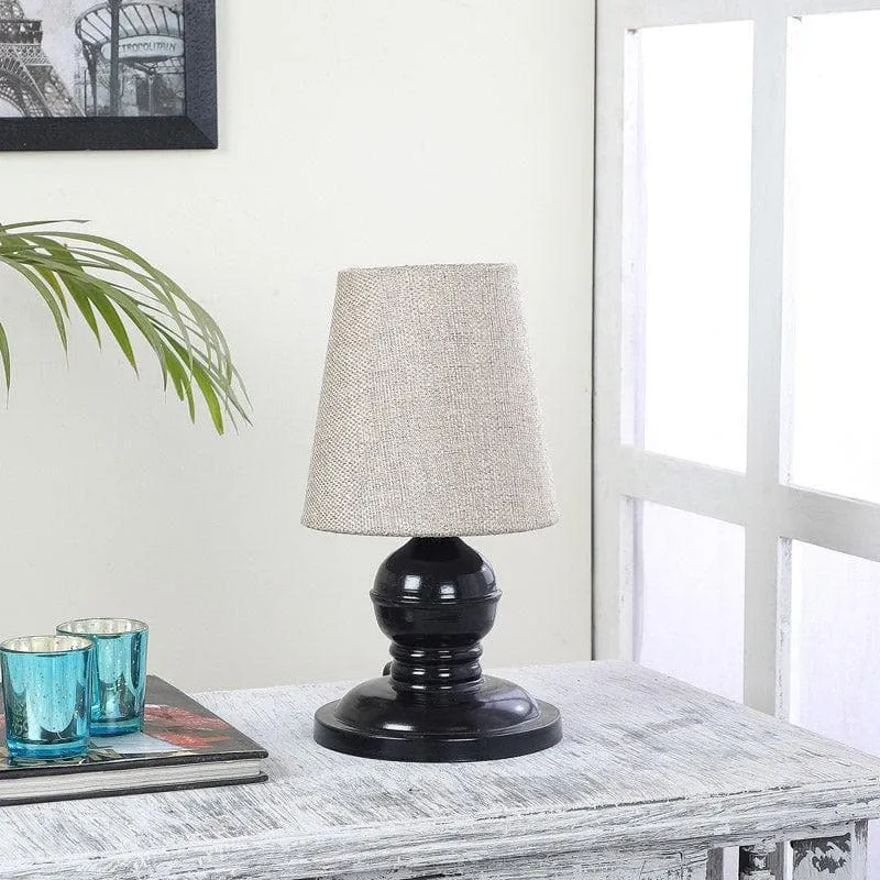 Bria Sina Fabric Table Lamp - Beige,Brown media 3