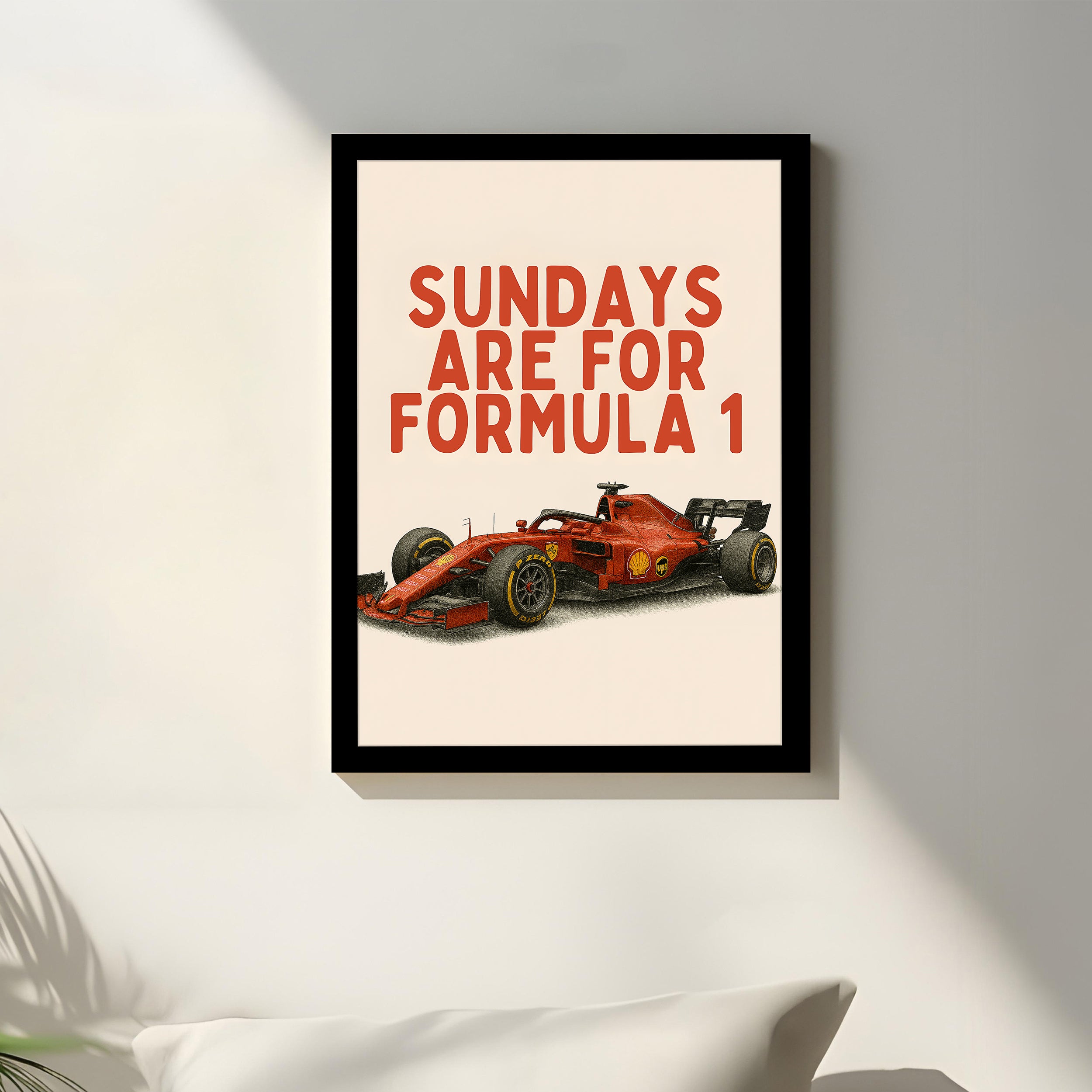 Formula One Racing Quote Wall Art