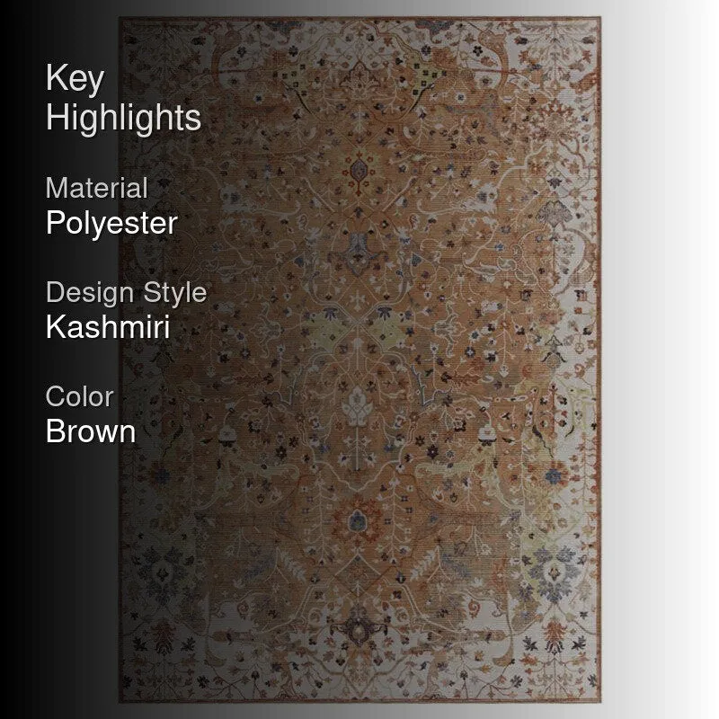 Ruba Ethnic Carpet - Brown media 2