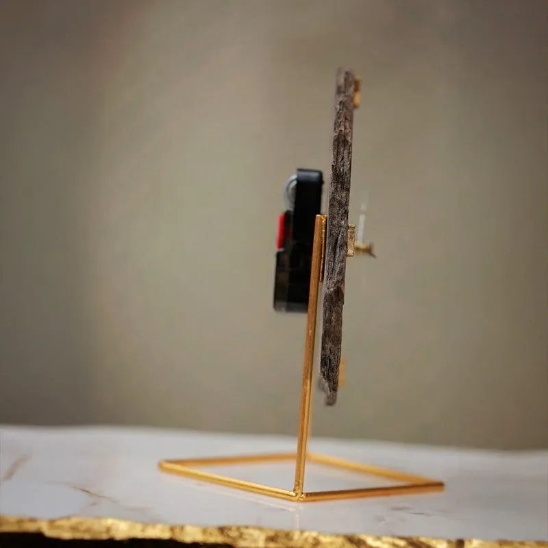 Dursa Peacock SlateTable Clock media 7