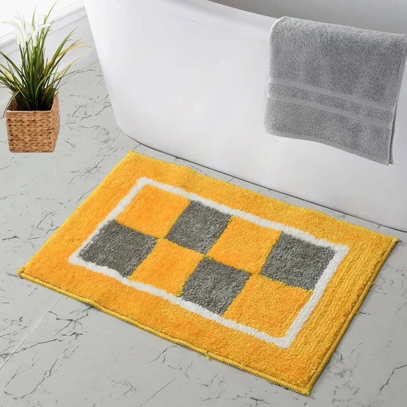 Zerix Cotton Bath Mat - Yellow media 7