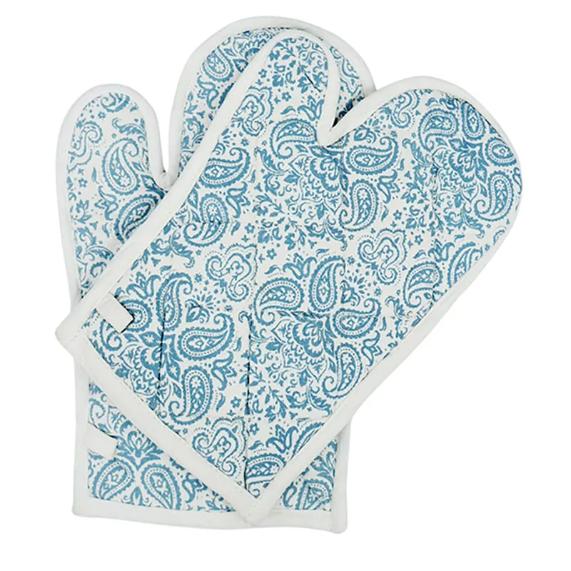 Swayam Tapsi Kitchen Gloves (Blue) - Set Of Two media 4