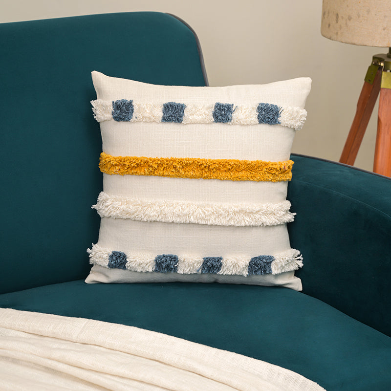 Ridge Soft Tufted Cushion Cover media 3