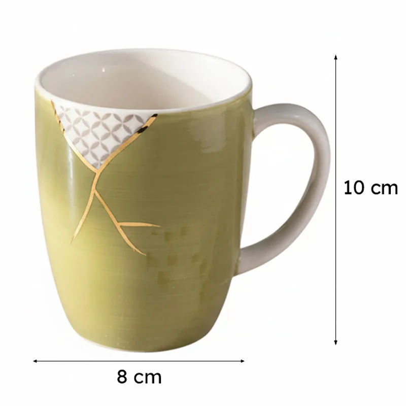 Wabi Porcelain Coffee Mug (295 mL) - Green media 7