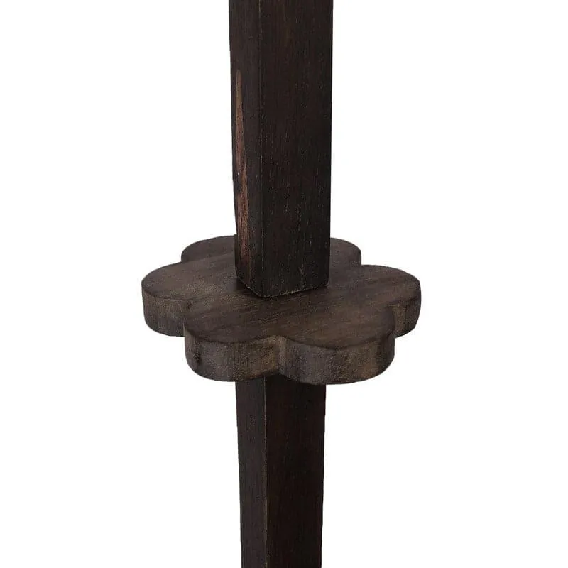 Corvina Black Mara Floor Lamp With Shelf media 5
