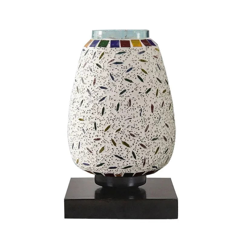 Lumetti Glass Table Lamp With Wooden Base - Multicolor media 5