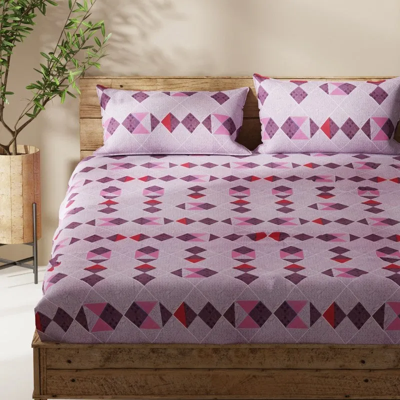 Korin Bedsheet (Purple) - 115 GSM media 4