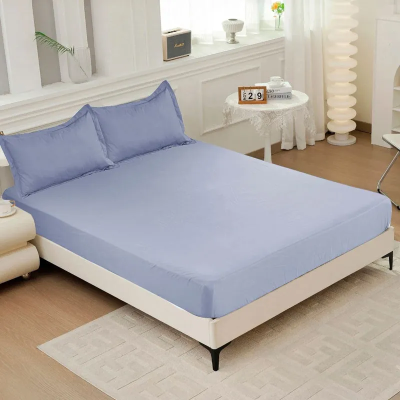 Cloud Drift Fitted Microfiber Bedsheet (Lavender) - 140 GSM media 6