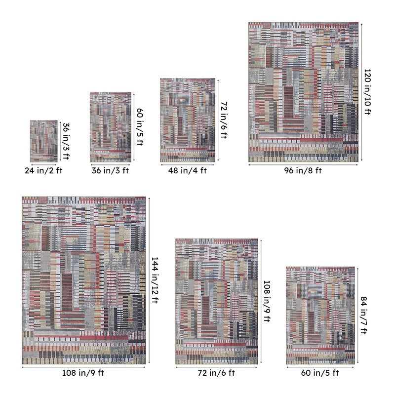 Mila Abstract Carpet - Multicolor media 12