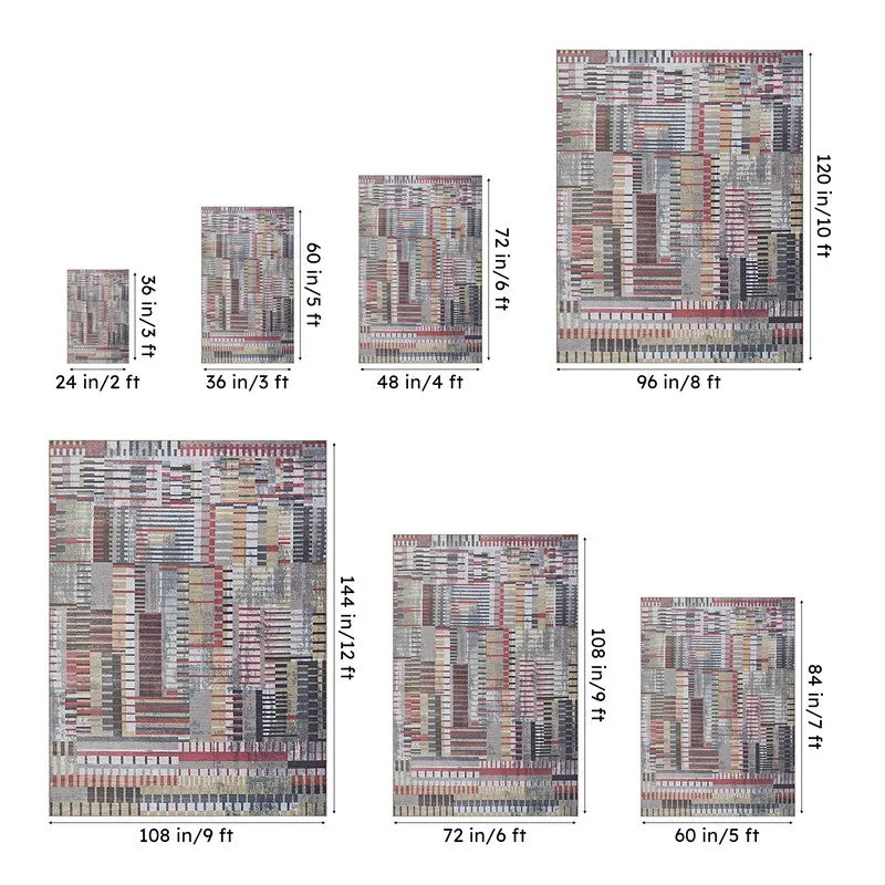 Mila Abstract Carpet - Multicolor - 12