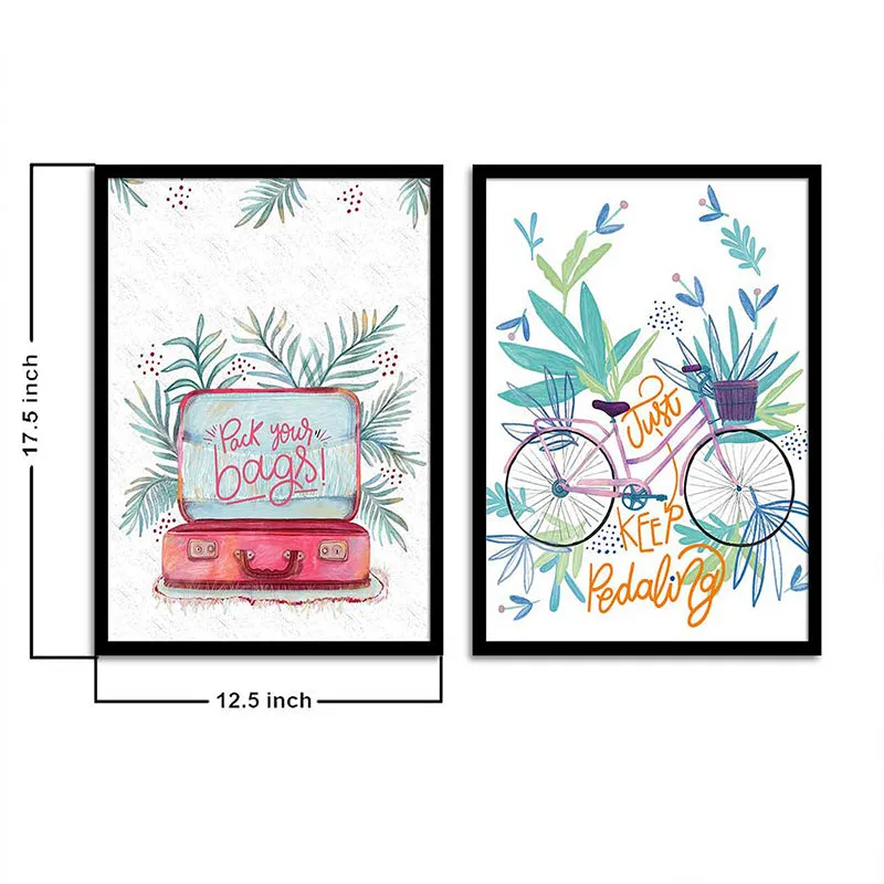 Pack Your Bags Wall Art - Set Of Two media 6