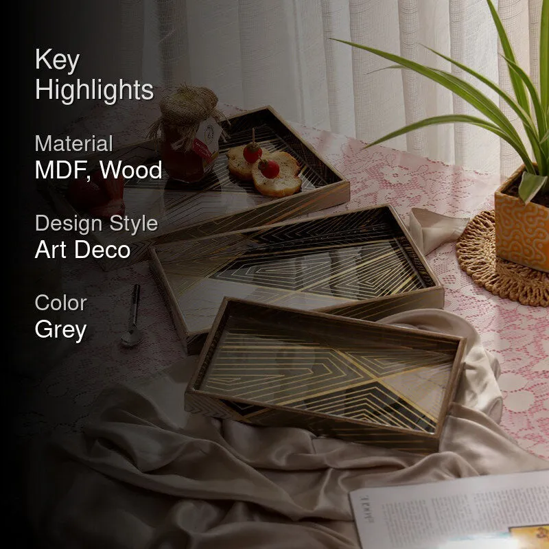 Mysto Bird Garden Serving Tray - Set Of Three media 2