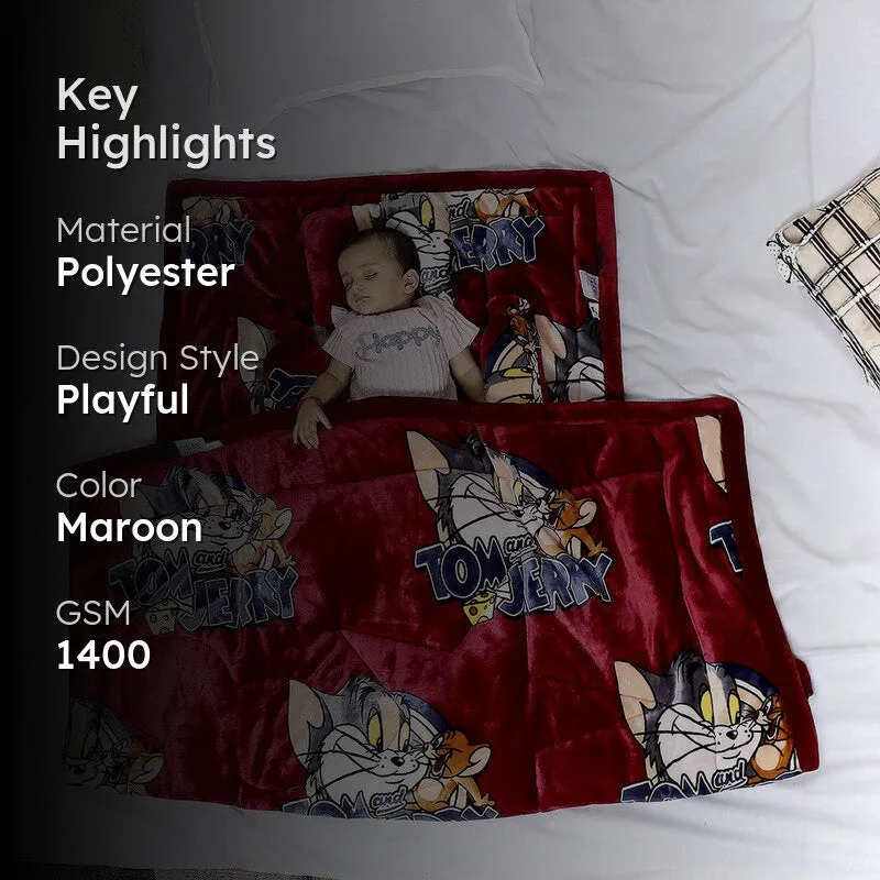 Monte Carlo Tom & Jerry Dream Blanket - 1400 GSM media 2