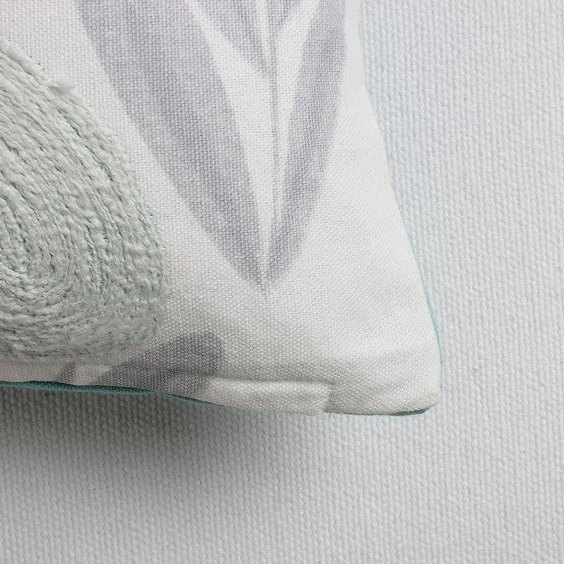 Paris Balcony Embroidered Rectangle Cushion Cover media 3