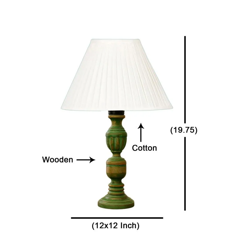 Arvello Lumo Wooden Table Lamp - OffWhite media 8