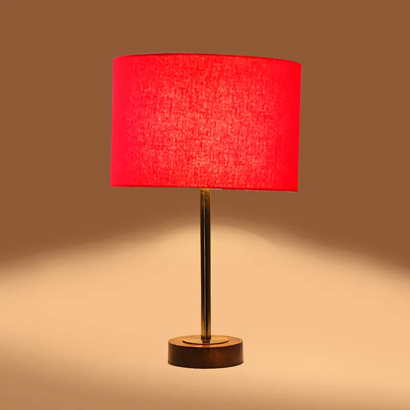 Cotin I Rodin Wooden Table Lamp - Red,Gold,Brown media 6