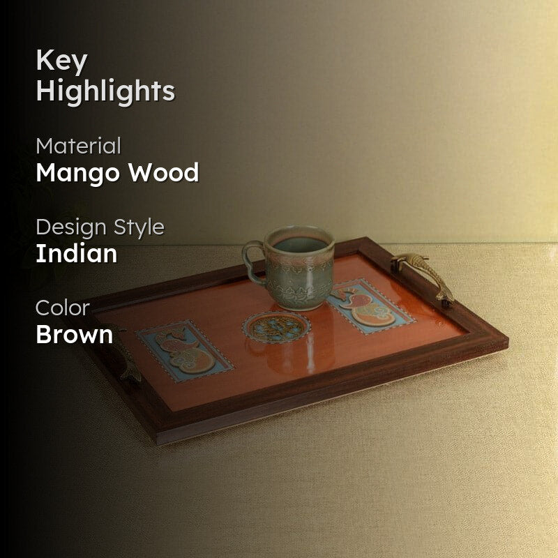 Paari Wooden Tray media 2
