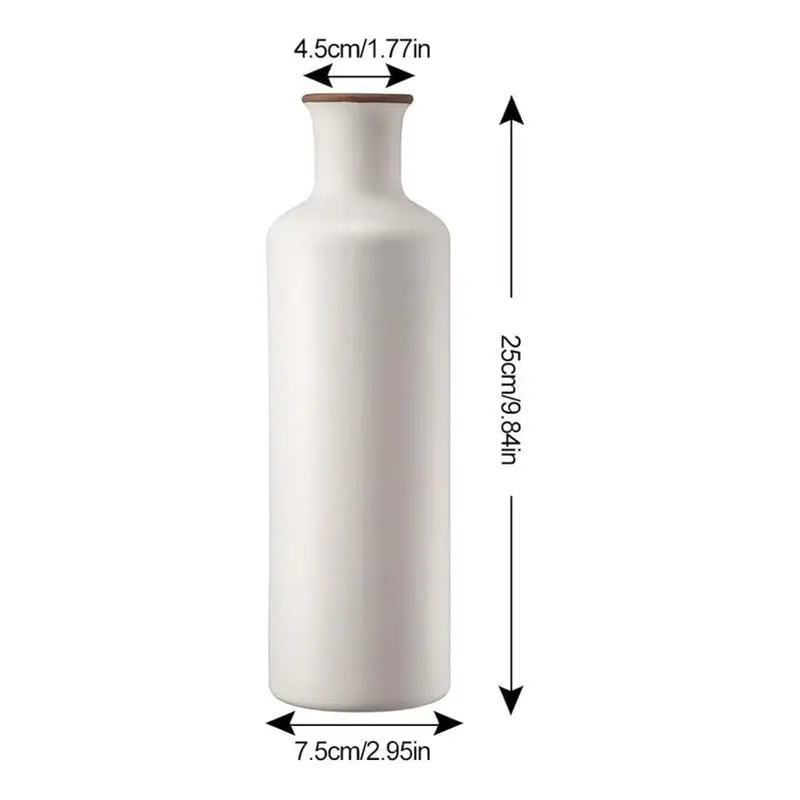 Elara Tall Minimal Ceramic Vase - White media 8