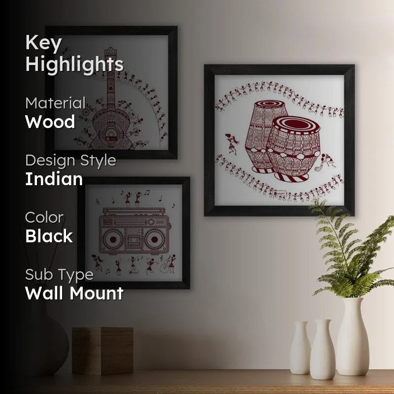 Symphony Of Folks Wooden Wall Art media 2