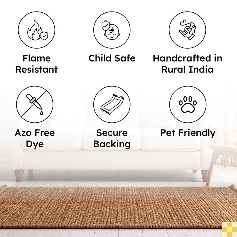 Timeless Textures Hand Tufted Wool Rug - Brown & White media 9
